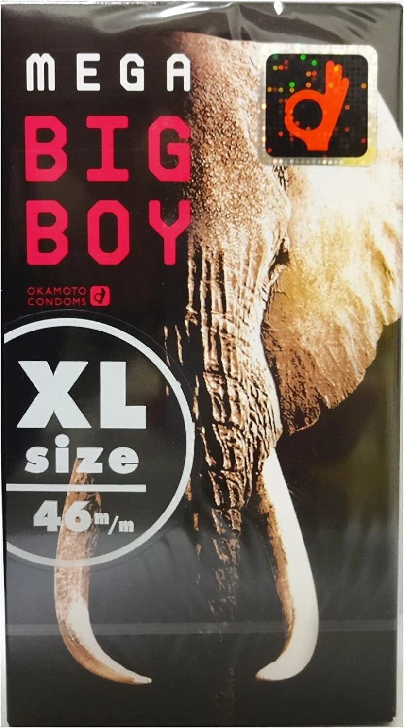 Okamoto Mega Big Boy retail box front