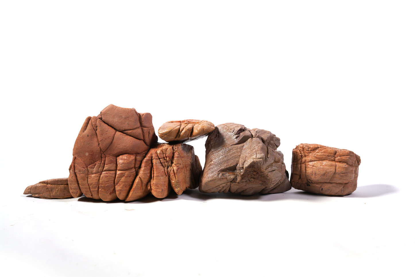 LANDEN Elephant Skin Stone Natural Rocks (18lbs,3-9 inches)7pcs