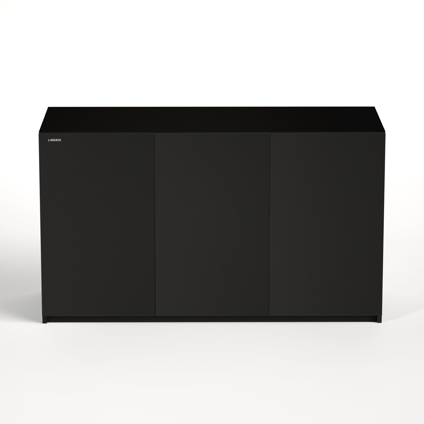 LANDEN Aquarium Stand and Cabinet, for up to 118 Gal Tank, Matte Black Painted(Stand Only) W59.06xD23.62xH33.86 in(150x60x86cm)