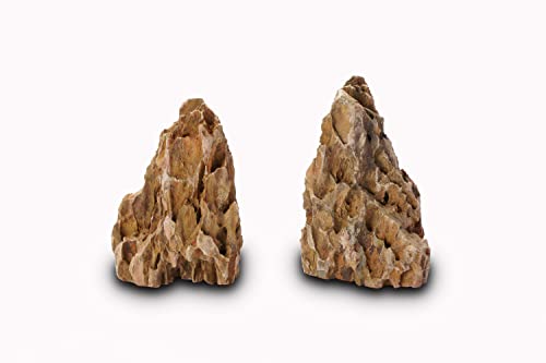 LANDEN Natural Dragon Stones for Aquascaping (16lbs, 3-7inches)7-8pcs