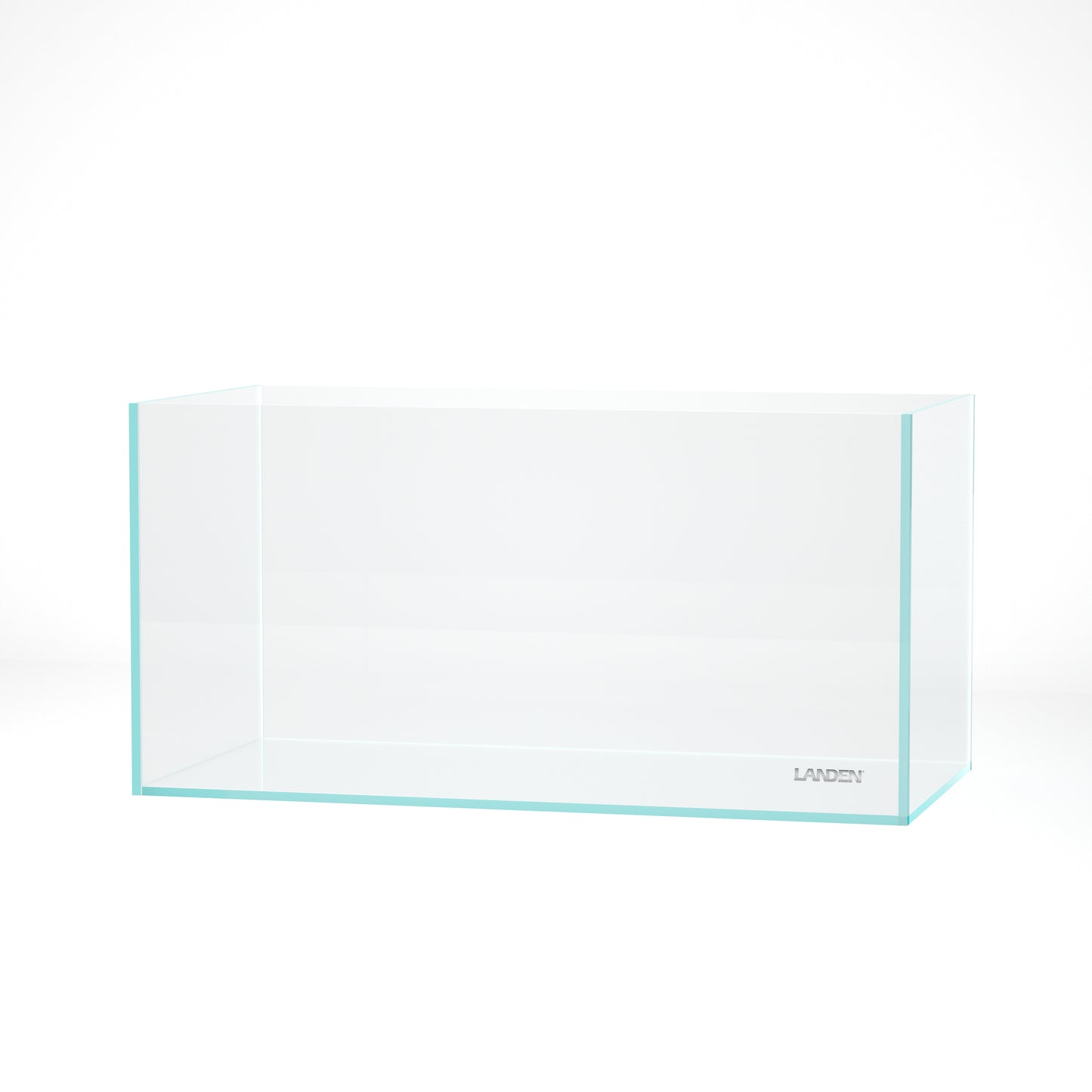 LANDEN 90P 44 Gallon Rimless Low Iron Aquarium Tank, 35.4" W × 17.7" D × 17.7" H (90cm x 45cm x 45cm)