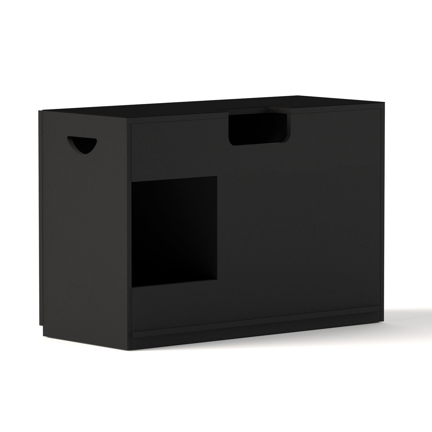 LANDEN Aquarium Wooden Stand and Cabinet for 72.2 gallon, W47.2xD19.7xH31.5in(120X50X80cm), Matte Black Painted (Stand Only)