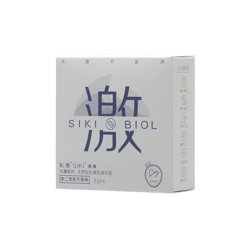SIKI Condoms 003 Series Ultra Thin Comfort & Cooling Experience Condom-US Seller