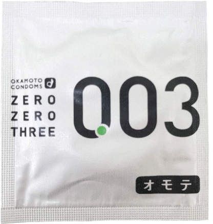Okamoto 003 individually wrapped condom