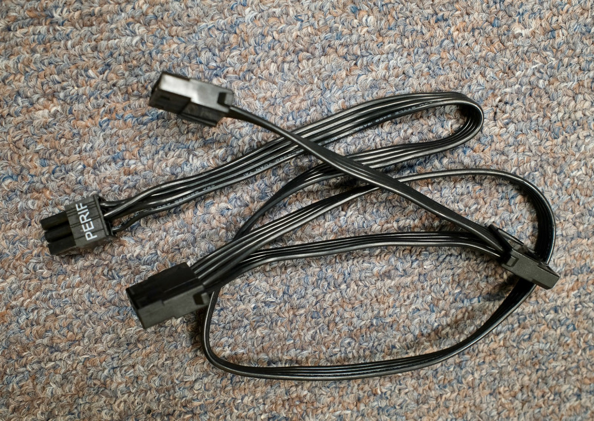 EVGA 6-pin to 3x Molex peripheral power cable