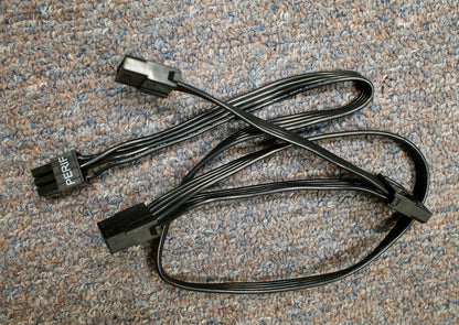 EVGA 6-pin to 3x Molex peripheral power cable