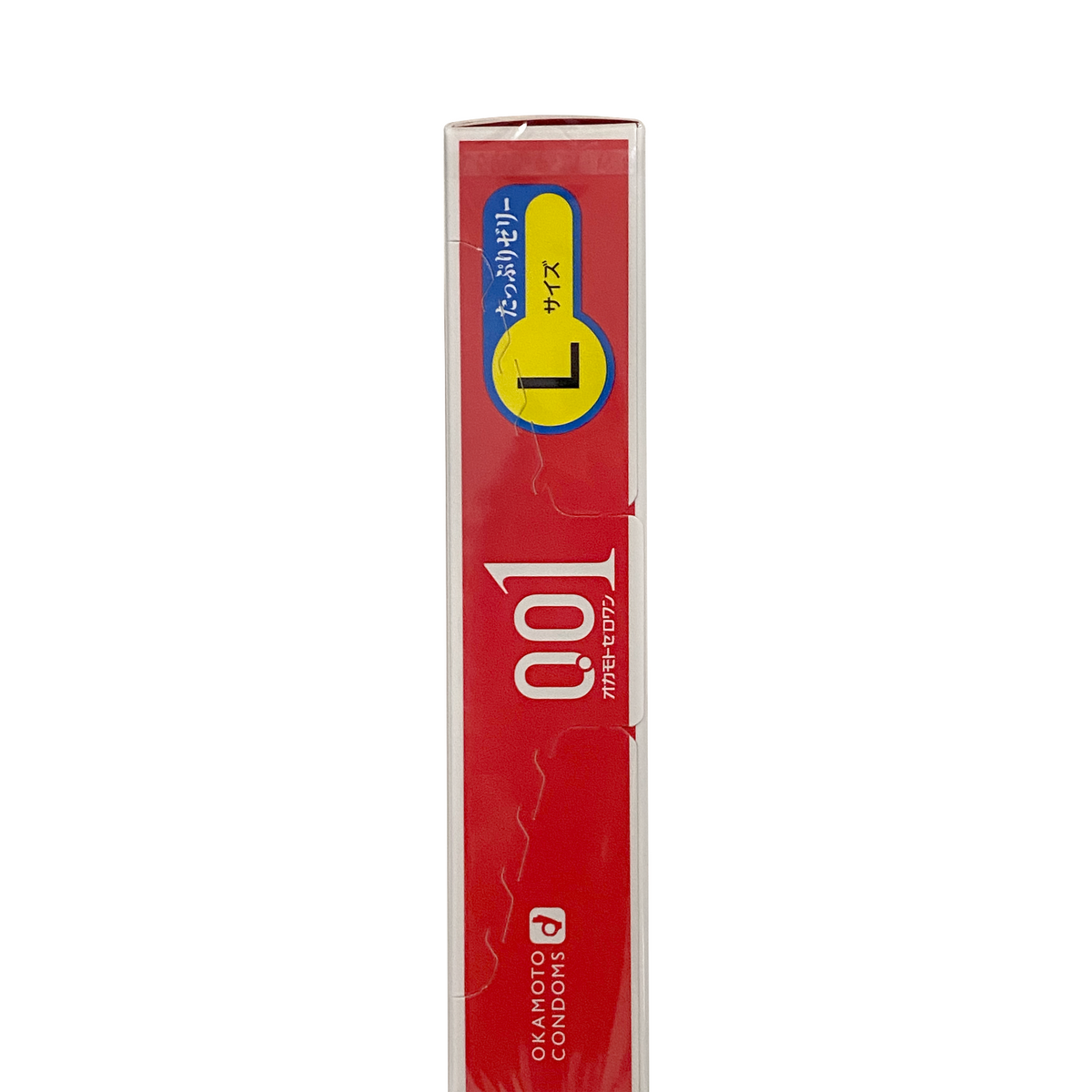 Side panel of an Okamoto 001 L retail box