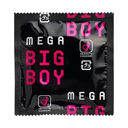 Okamoto Mega Big Boy individually wrapped condom