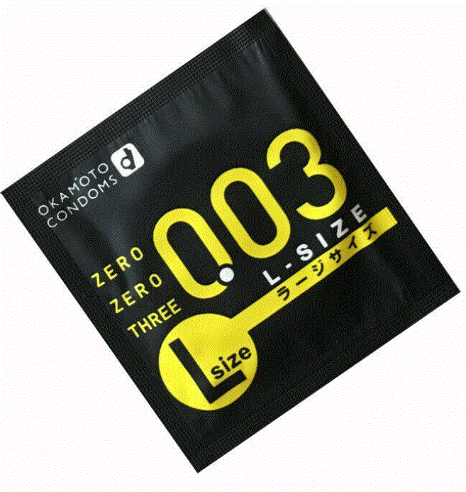 Okamoto 003 L individually wrapped condom