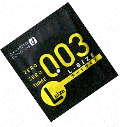 Okamoto 003 L individually wrapped condom
