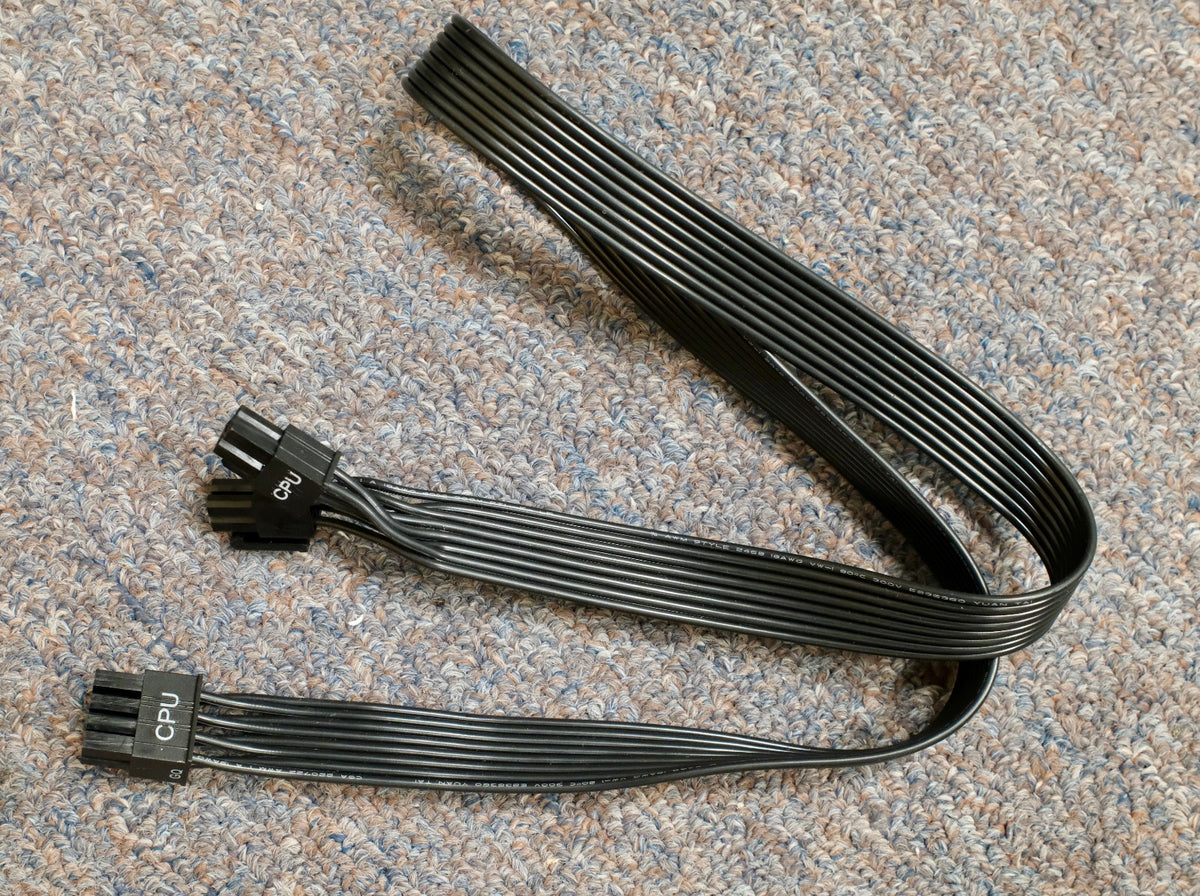 EVGA CPU EPS12V 8-pin to dual 4+4-pin power cable