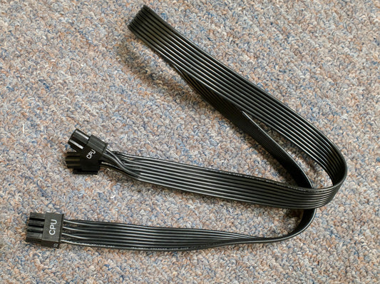 EVGA CPU EPS12V 8-pin to dual 4+4-pin power cable