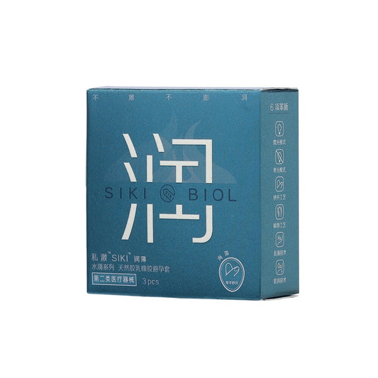 SIKI 003 Hydrating retail box, 3 condoms