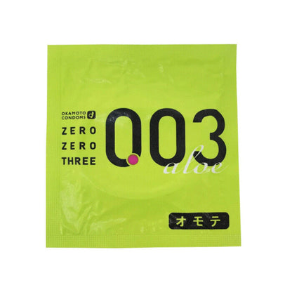 Okamoto 003 Aloe individually wrapped condom