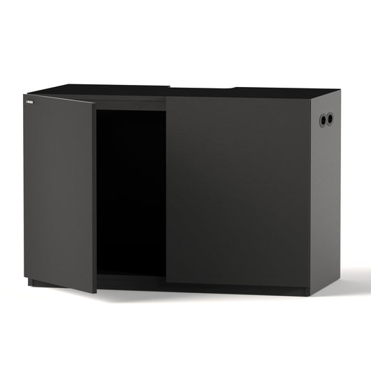 LANDEN Aquarium Wooden Stand and Cabinet for 80 gallon, W47.2xD23.6xH31.5in(120X60X80cm), Matte Black Painted (Stand Only)