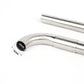 LANDEN 304 Stainless Steel Lily Pipes with Clamps for Rimless Glass Aquarium, Inflow and Outflow Set (Pipe Diameter 16mm)