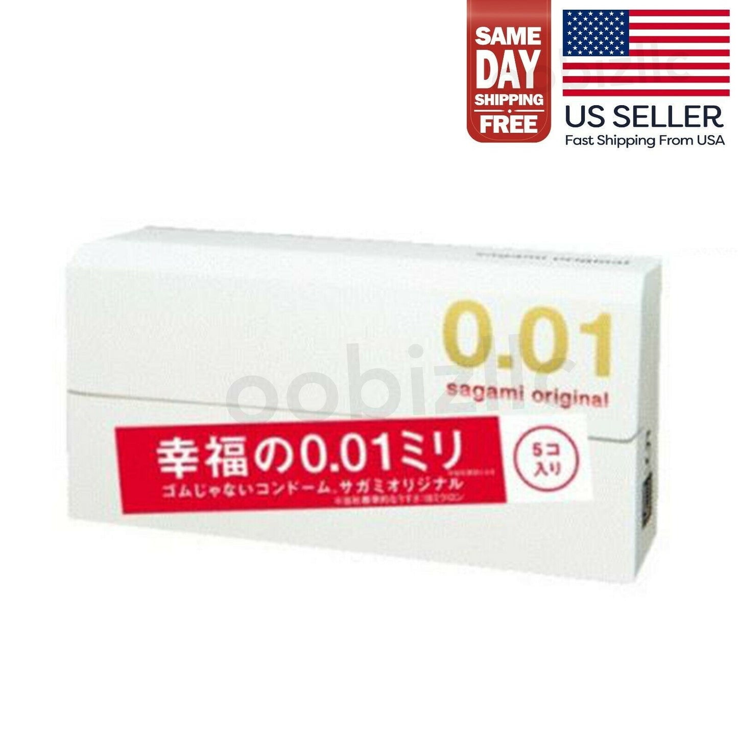 Sagami 001 Condoms Original Ultra Thin 0.01mm, 5Pcs/ 10Pcs x 2Boxes, US Seller