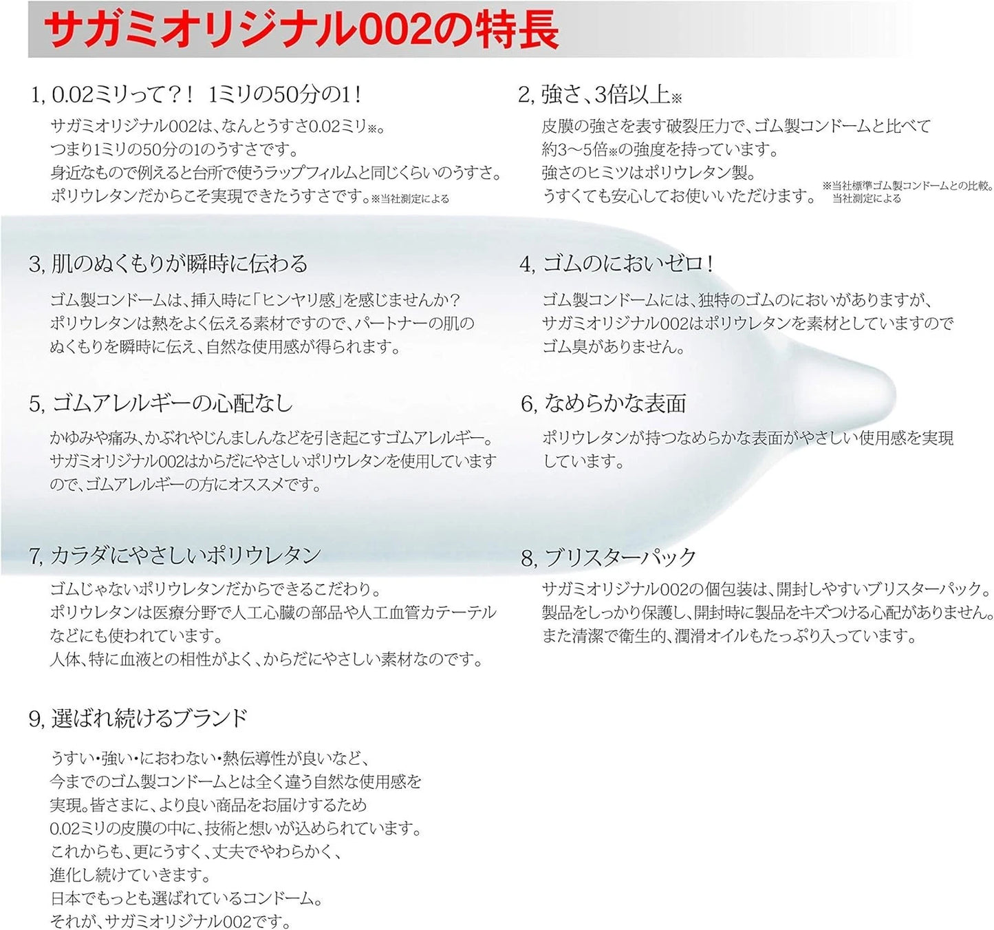 Sagami 002 Condom Original 10pcs Ultra Thin 0.02 mm Made in Japan-US seller