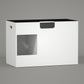 LANDEN Aquarium Wooden Stand and Cabinet for 80 gallon, W47.2xD23.6xH31.5in(120X60X80cm), Matte White Painted (Stand Only)