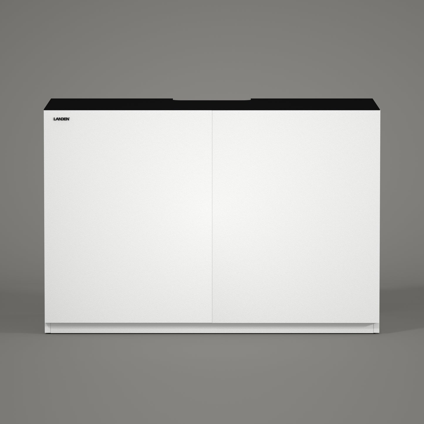 LANDEN Aquarium Wooden Stand and Cabinet for 80 gallon, W47.2xD23.6xH31.5in(120X60X80cm), Matte White Painted (Stand Only)