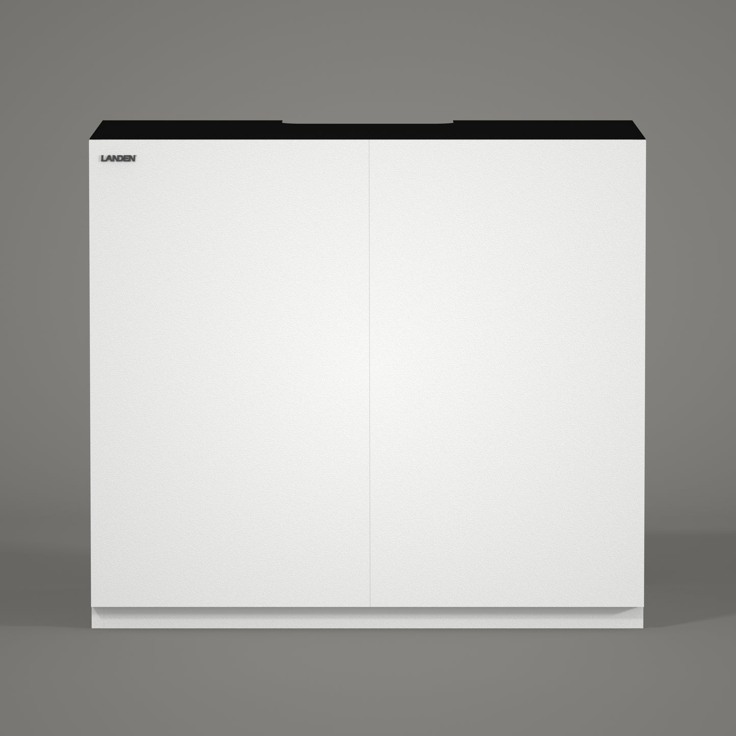 LANDEN Aquarium Wooden Stand and Cabinet for 55 gallon,W35.4xD19.7xH31.5in(90X50X80cm), Matte White Painted (Stand Only)