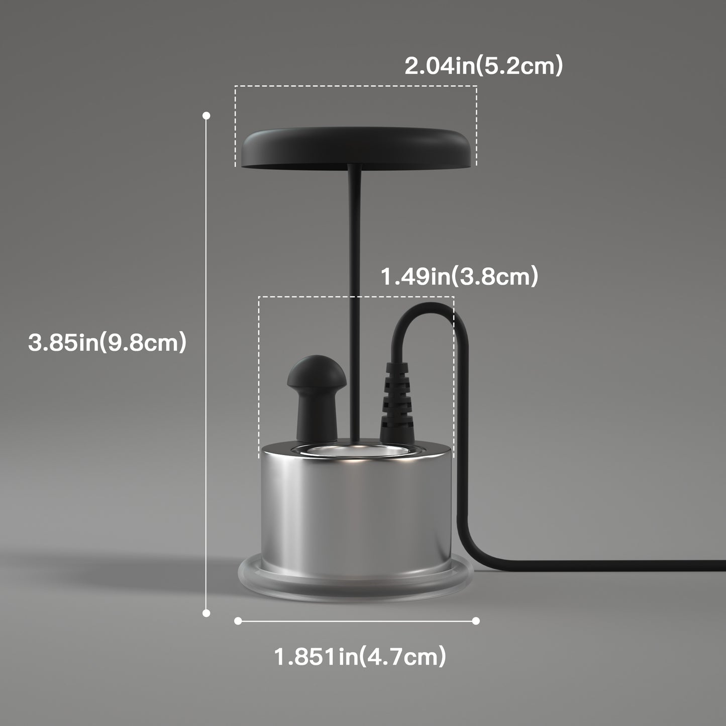Landen PLANTBRIZ Mist Maker for Aquariums, terrariums, paludariums, and Fish Tank Deco, Includes Removable Splash Cap.