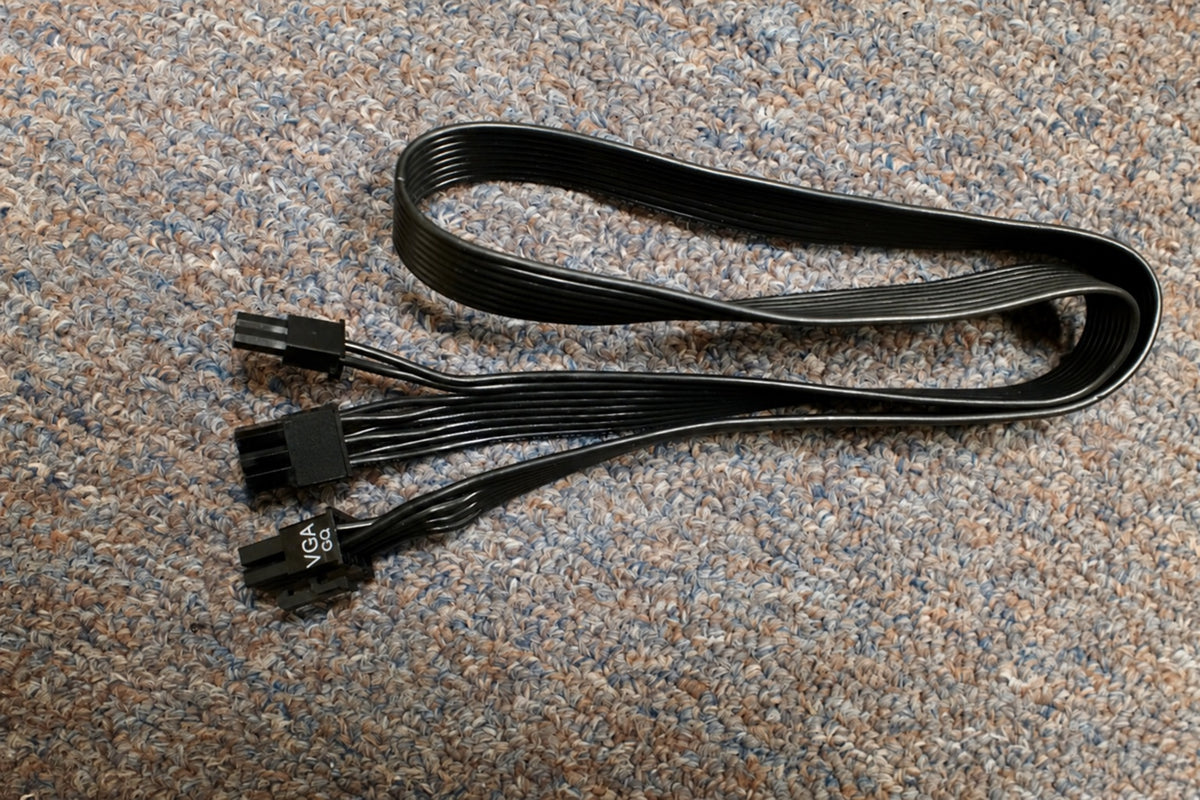 PCIe VGA 8-pin to 6+2 graphics power cable