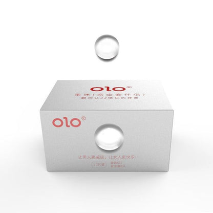 OLO 5+5 retail box with two clear bead graphics