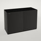 LANDEN Aquarium White Wooden Stand and Cabinet for 72.2 Gal Tank, W47.2xD19.7xH33.9in(120x50x86 cm),Wooden Matte Black Painted(Stand Only)