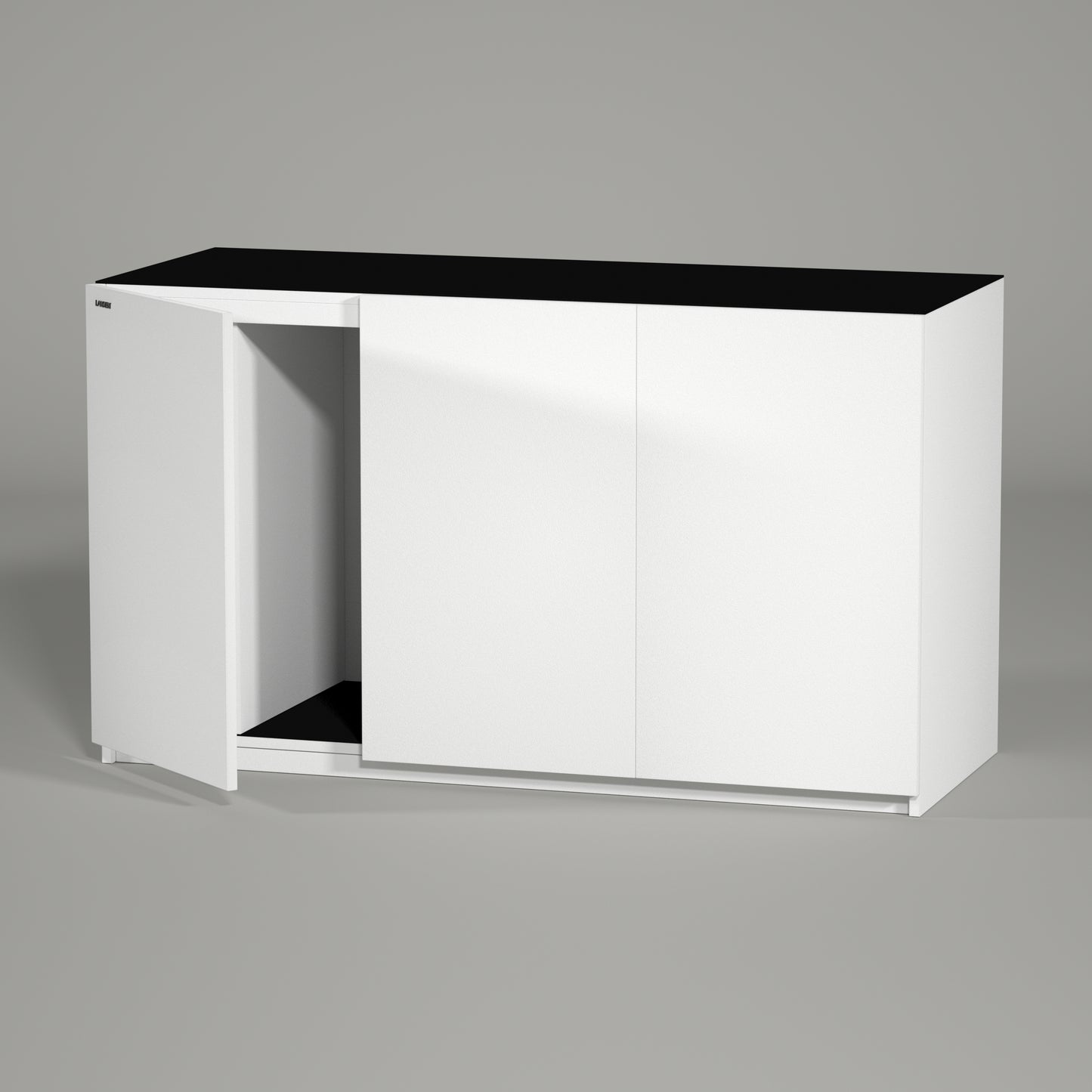 LANDEN Aquarium Stand and Cabinet, for up to 118 Gal Tank, Wooden White(Stand Only) W59.06xD23.62xH33.86 in(150x60x86cm)