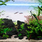 LANDEN Black Lava Stones for Aquascaping (16lbs,3-10 inches)11pcs