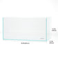 LANDEN 90P 44 Gallon Rimless Low Iron Aquarium Tank, 35.4" W × 17.7" D × 17.7" H (90cm x 45cm x 45cm)