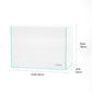 LANDEN 36P 5 Gallon Rimless Low Iron Aquarium Tank, 14.2" W × 8.7" D × 10.2" H (36cm x 22cm x 26cm)