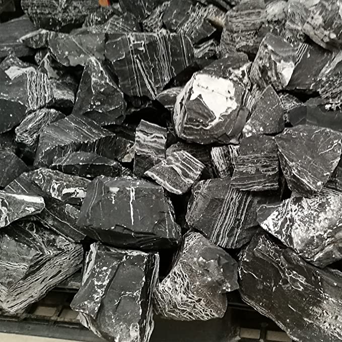 LANDEN Natural Sedimentary Stones for Aquascaping (18lbs,3-9 inches)6-7pcs