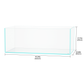 LANDEN 120P 78.4 Gallon Rimless Aquarium Tank